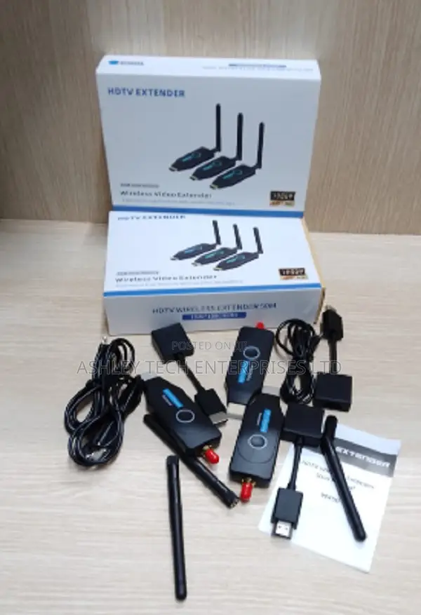 Wireless HDMI Extender 50M With 2 Display Receivers