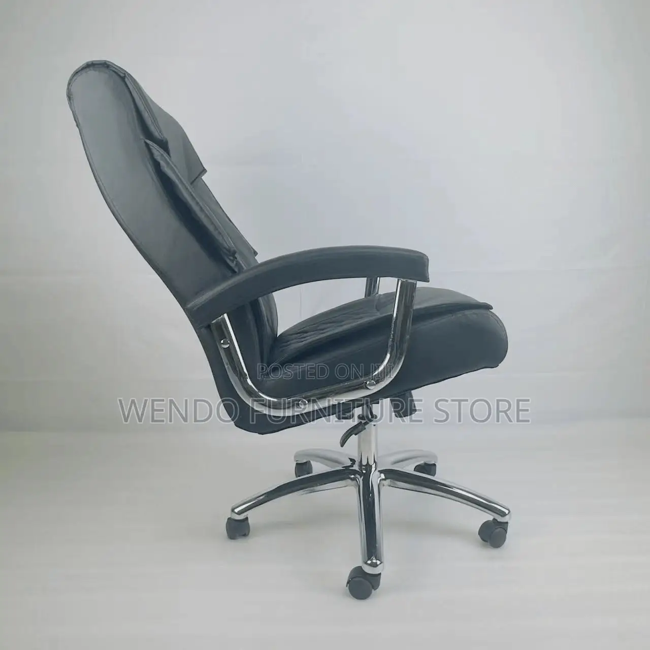 Office Chairs; Leather High Back Seniors Office Chairs