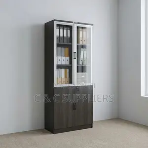 Lockable Wooden File Cabinet.