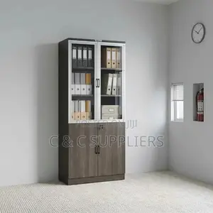 Lockable Wooden File Cabinet.