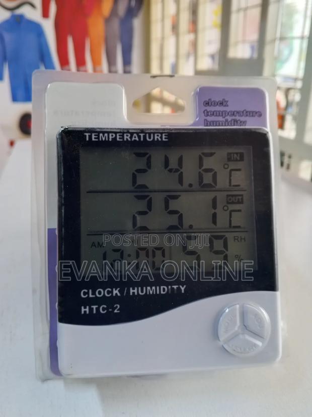 HTC-2 Digital Thermometer/Hygrometer/Clock - main view