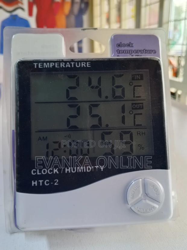 HTC-2 Digital Thermometer/Hygrometer/Clock - thumbnail 2