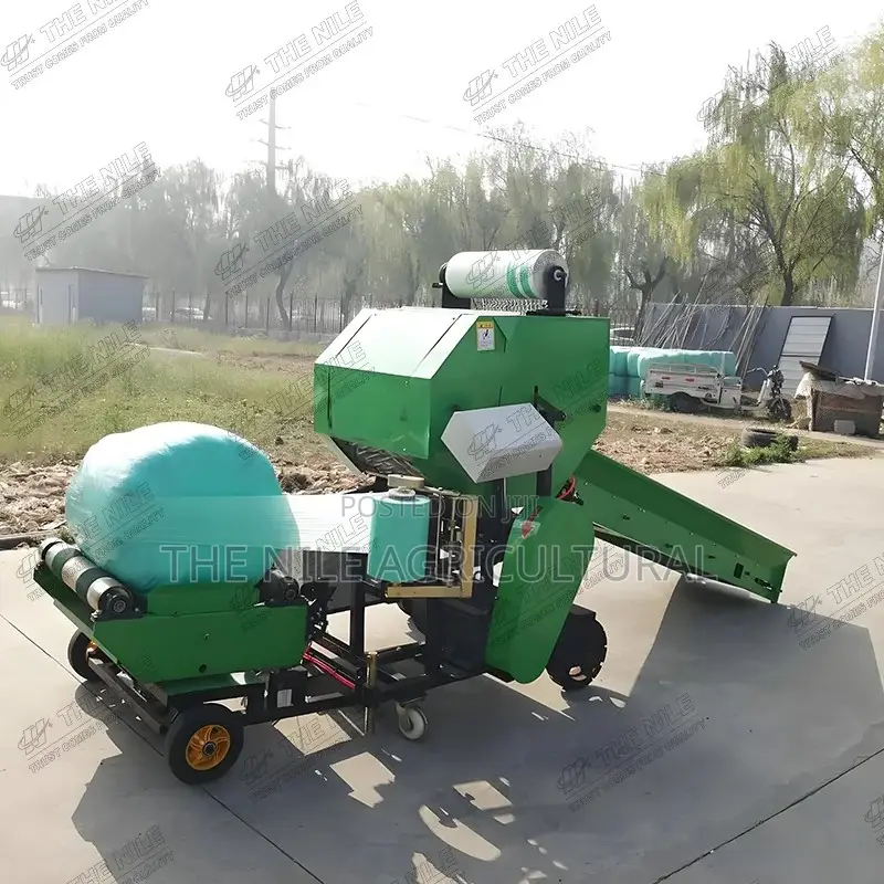 Automatic Small Corn Silage Baler Wrapper Round Hay Baler Film