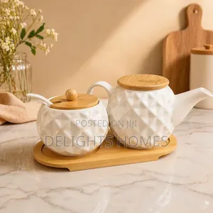 Beautifully Textured Ceramic Kettle
