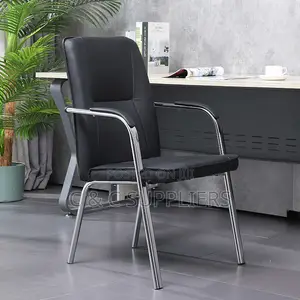 Leather Ergonomic Conference Chair.