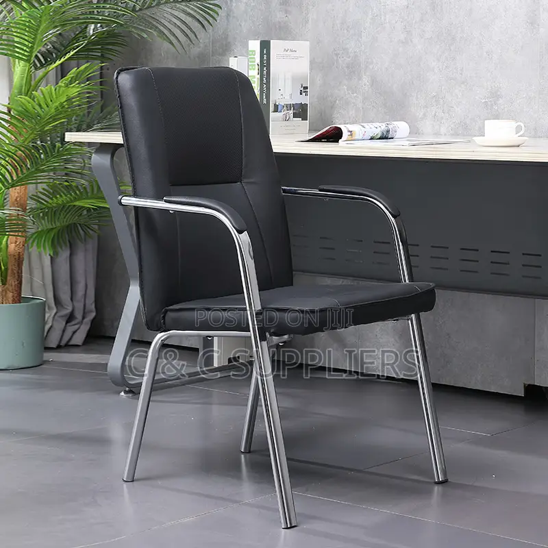 Leather Ergonomic Conference Chair.