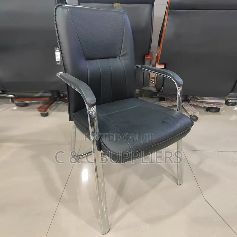Leather Ergonomic Conference Chair.