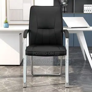 Leather Ergonomic Conference Chair.
