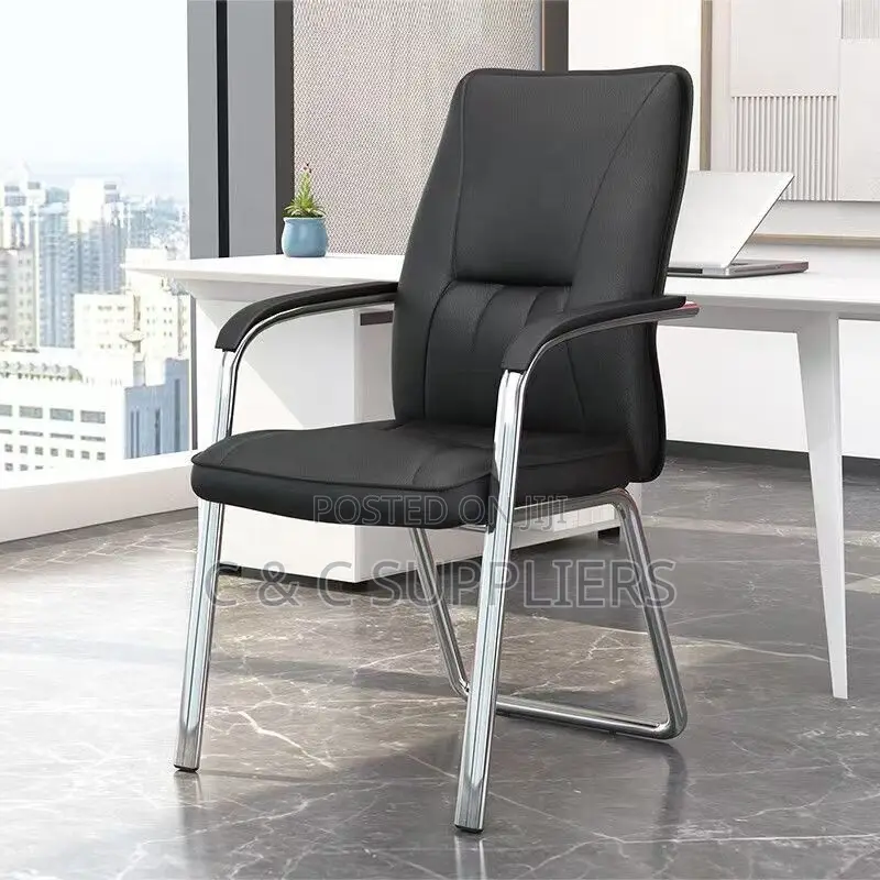 Leather Ergonomic Conference Chair.