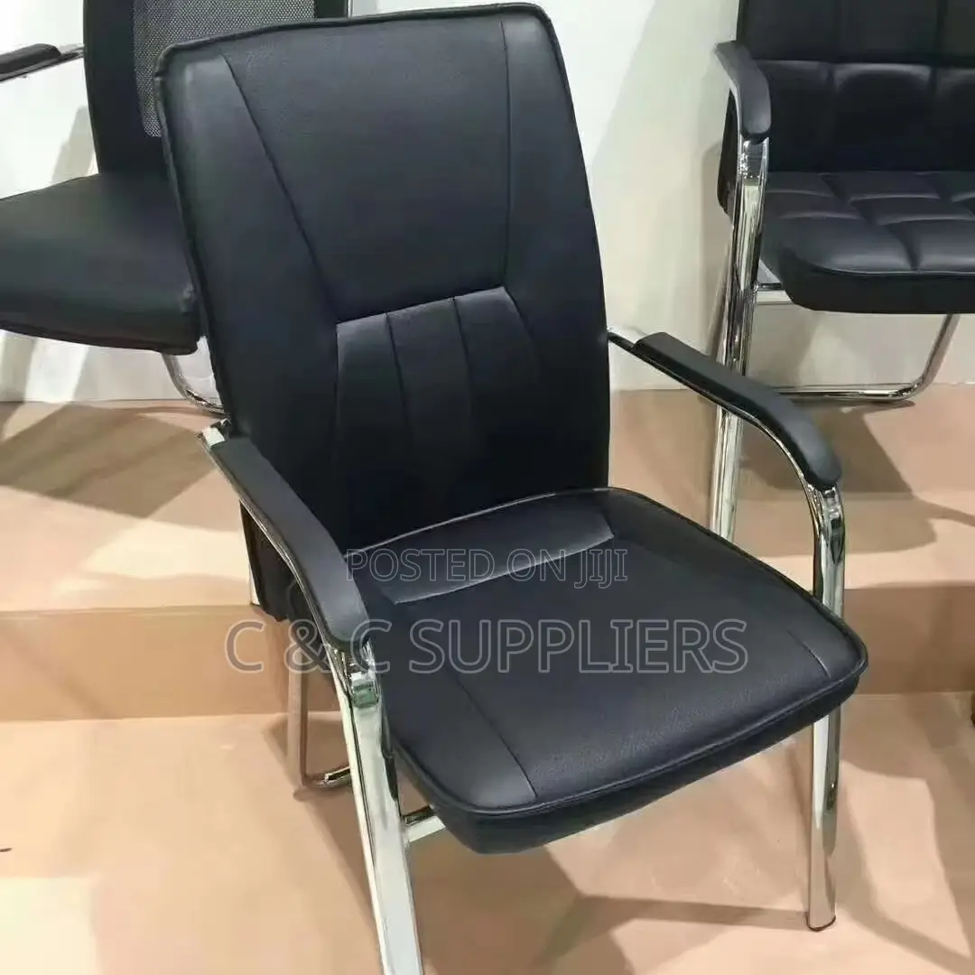 Leather Ergonomic Conference Chair.
