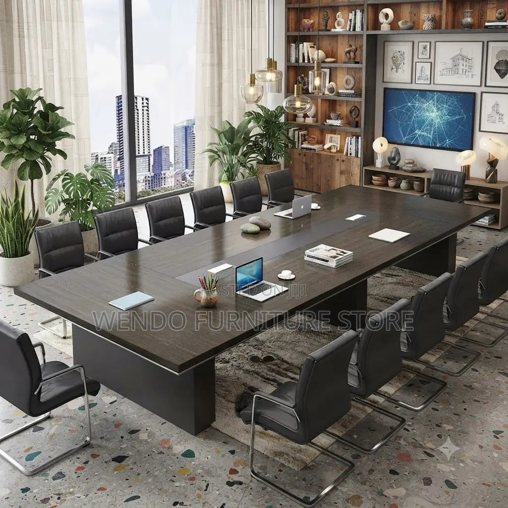 Boardroom Table; 2.4 Meters Boardroom Office Staff Table