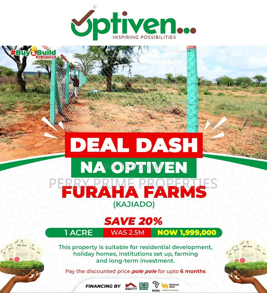 Own a 1-Acre Prime Plot at Furaha Farms, Kajiado.