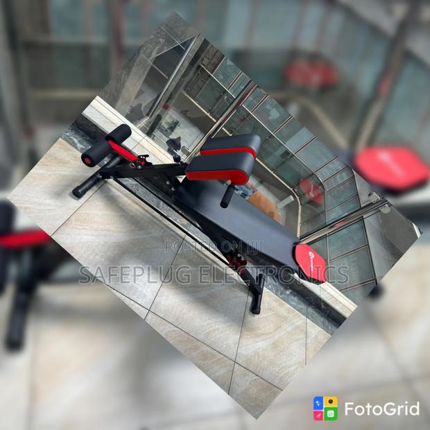 Multi-Angle Adjustable Abdominal Workout Bench With Leg Rollers