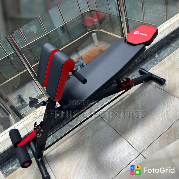 Multi-Angle Adjustable Abdominal Workout Bench With Leg Rollers - thumbnail 2