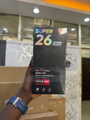 New Itel S26 Ultra 256 GB Black