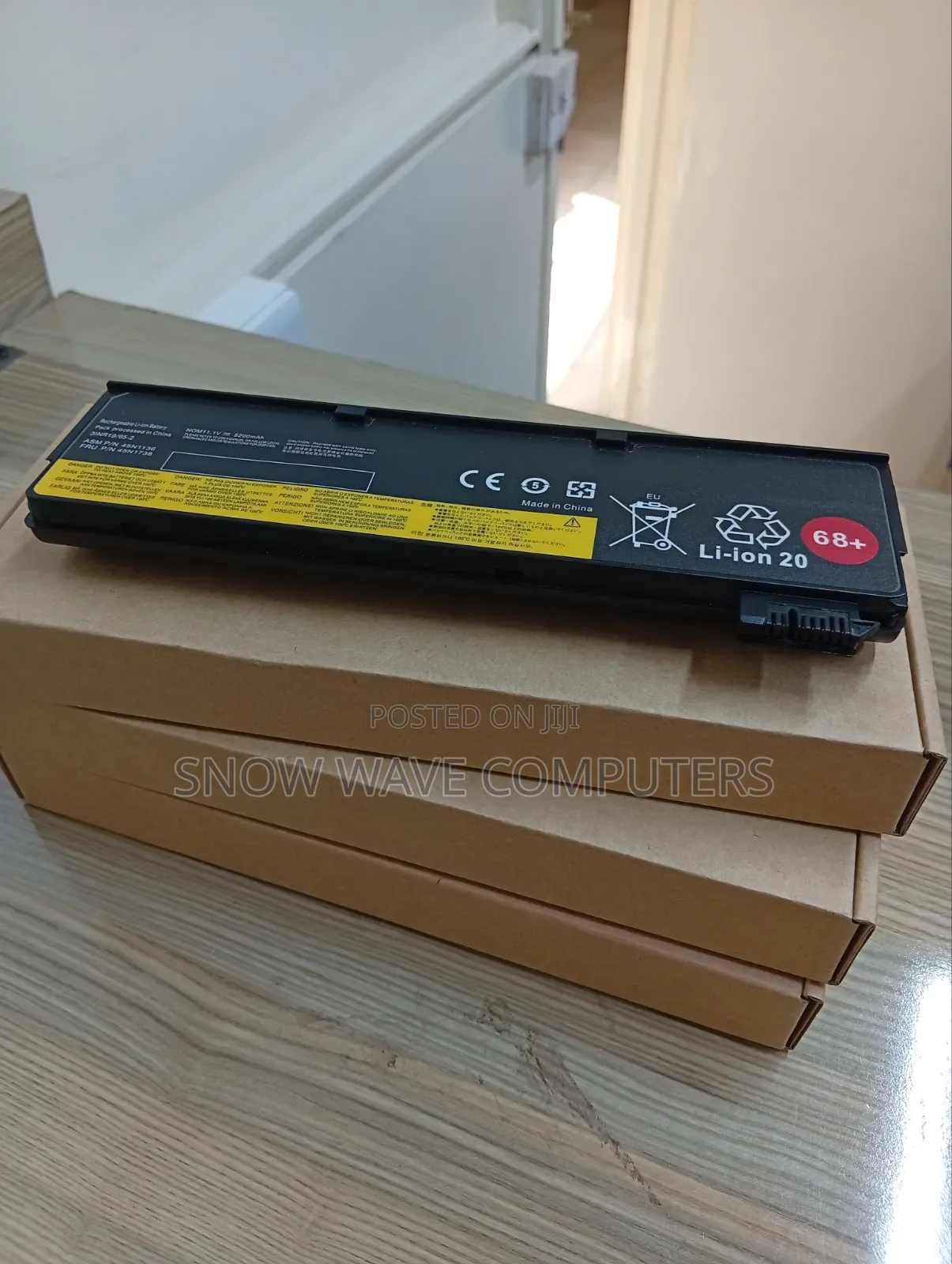 Lenovo X240 X250 Laptop Battery