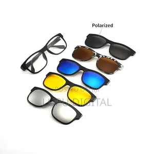 5 In1 Polarized Magnetic Clip on Glasses