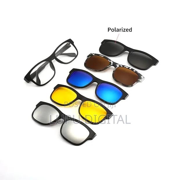 5 In1 Polarized Magnetic Clip on Glasses - thumbnail 2