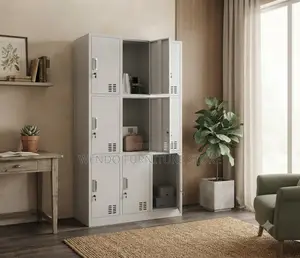 Office Cabinet; 15 Lockable Drawers Gyms Office Storage Cabinet