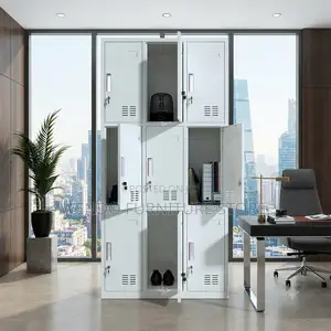 Office Cabinet; 15 Lockable Drawers Gyms Office Storage Cabinet