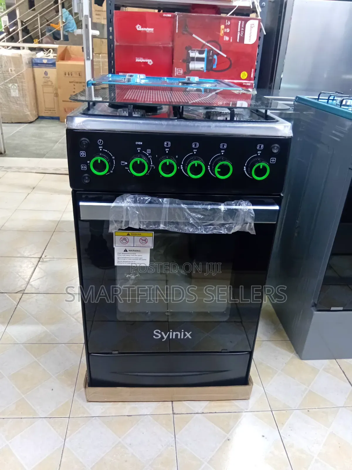 Syinix Premium Gas Cooker – Fast Cooking Even Baking