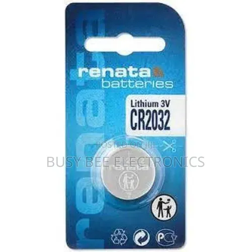Renata CR2032 Battery 3V Lithium Coin Cell