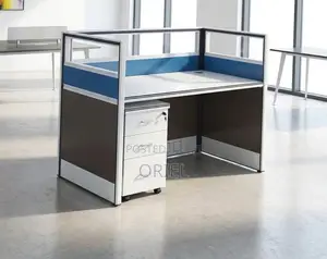 Office Workstation : 1-Way Modern Workstation