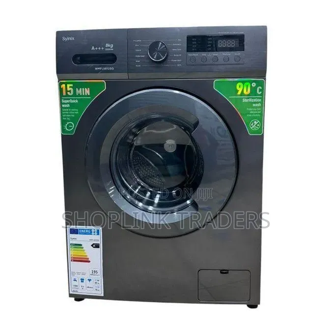 Syinix 8KG Front Load Fully Automatic Washing Machine
