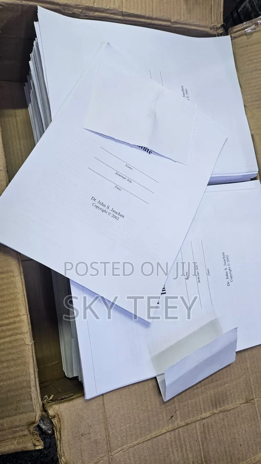 Bulky Copies and Binding