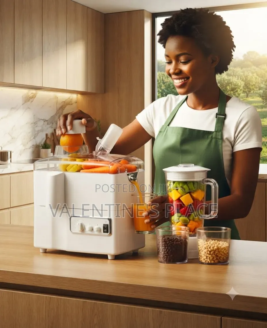 Brand New 2-in-1 Masticating Slow Juicer and Blender Make Fresh Juice