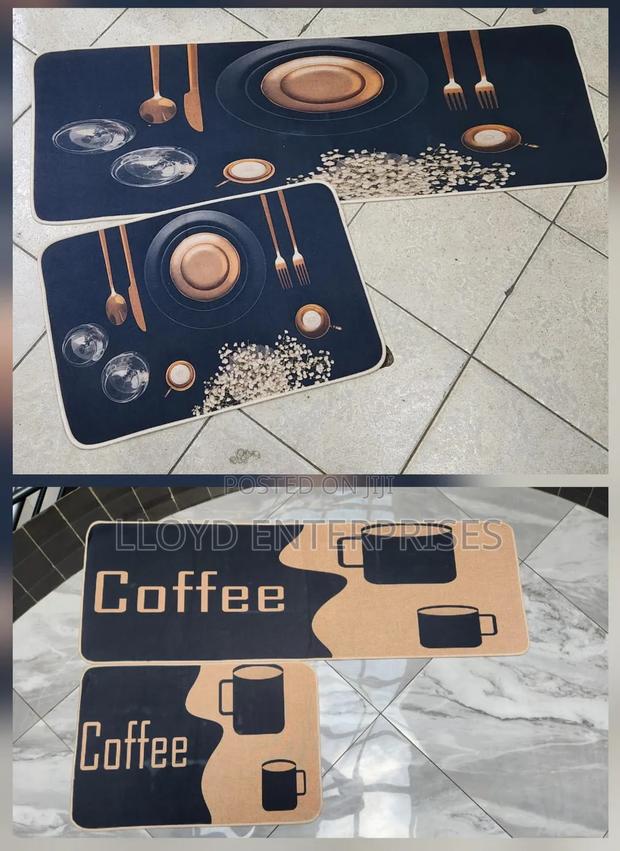 RUBBER Kitchen Mats* *2pcs Kitchen Mats With Rubber Super Non-Slip - main view