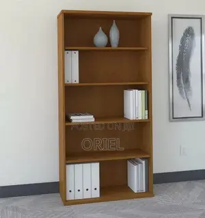 Office Cabinet : Open Office Wooden Storage BookShelf