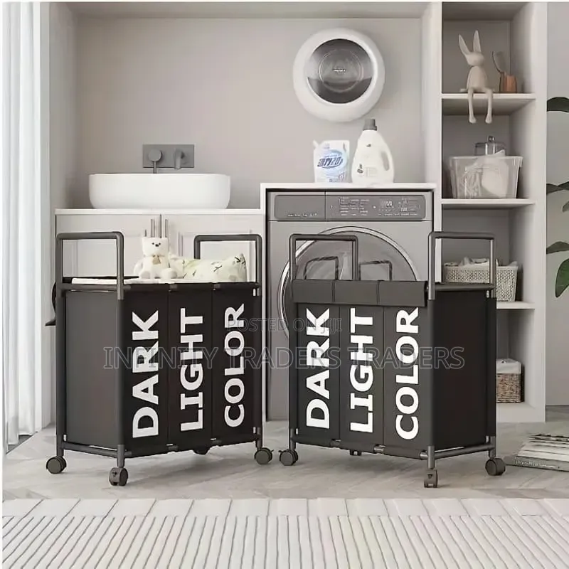 Clothes Laundry Basket TROLLEY RACK