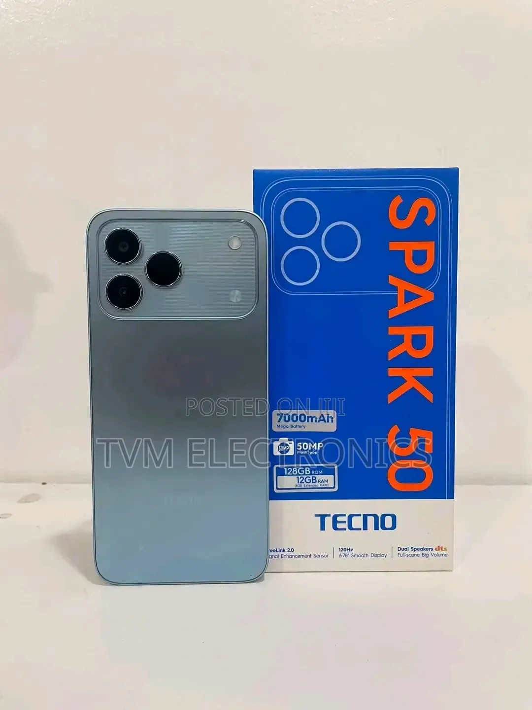 New Tecno Spark 50 128 GB Black