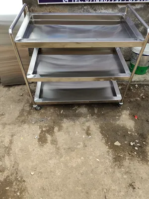 Commercial 3-Shelf Service Cart
