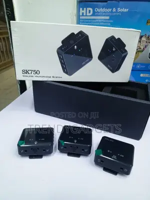 SK750 Wireless Microphone for iPhone Android DSLR Camera