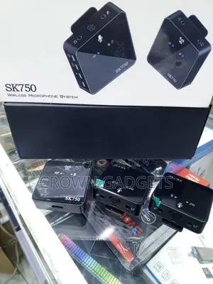 SK750 2.4GHz Dual Wireless Lavalier Microphone System