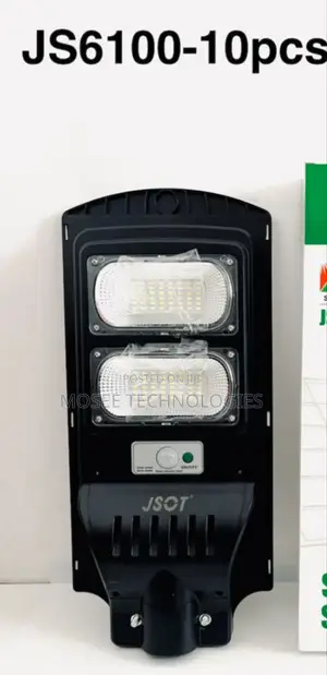 JSOT 100W Solar Street Light With Remote Control & Motion Sensor