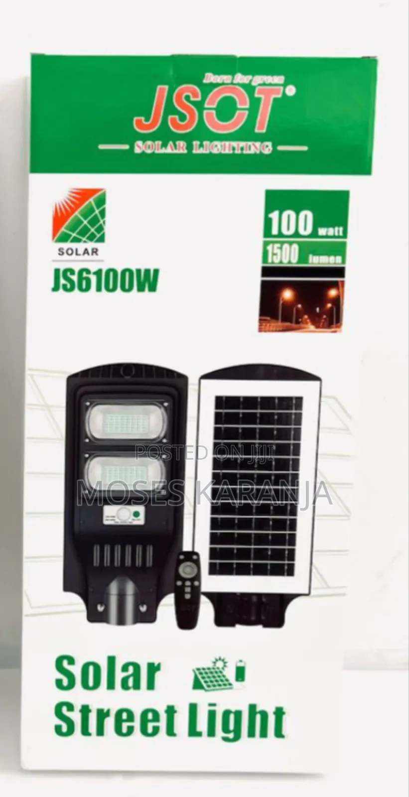 200W Solar Powered Street Light With Remote & Auto Night Sensor