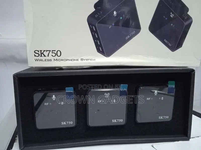 SK750 Clip-on Wireless Microphone for YouTube TikTok