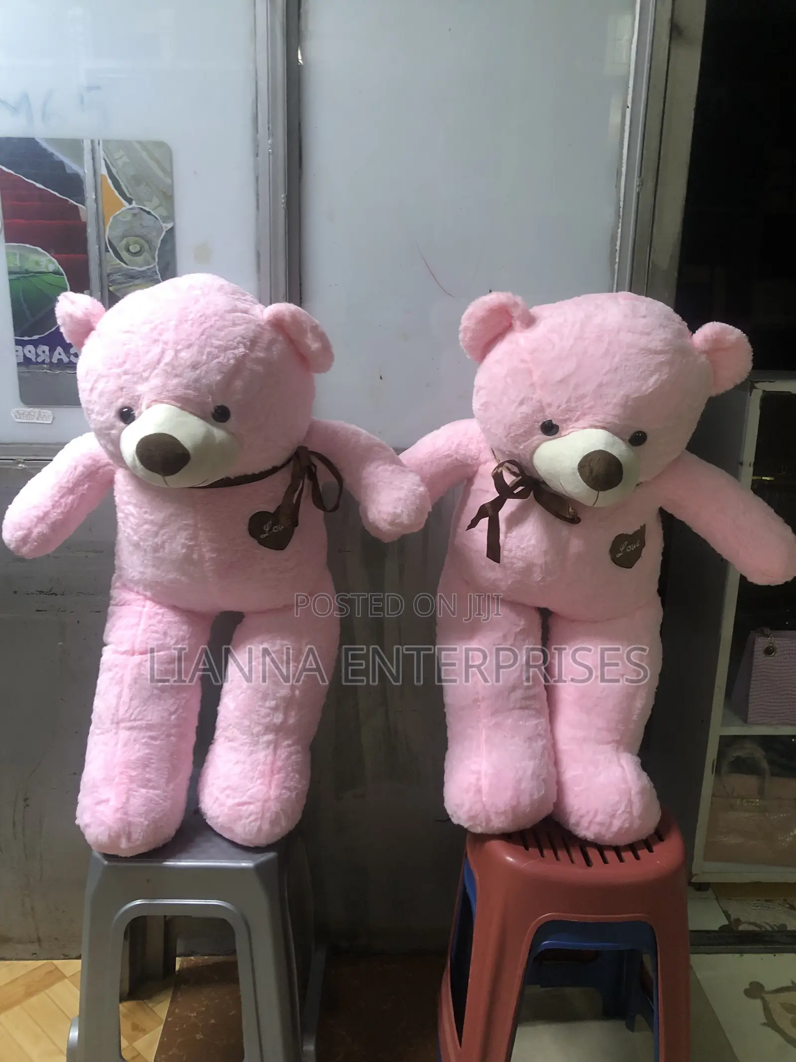 Big Love Giant 100cm Pink Teddy Bear