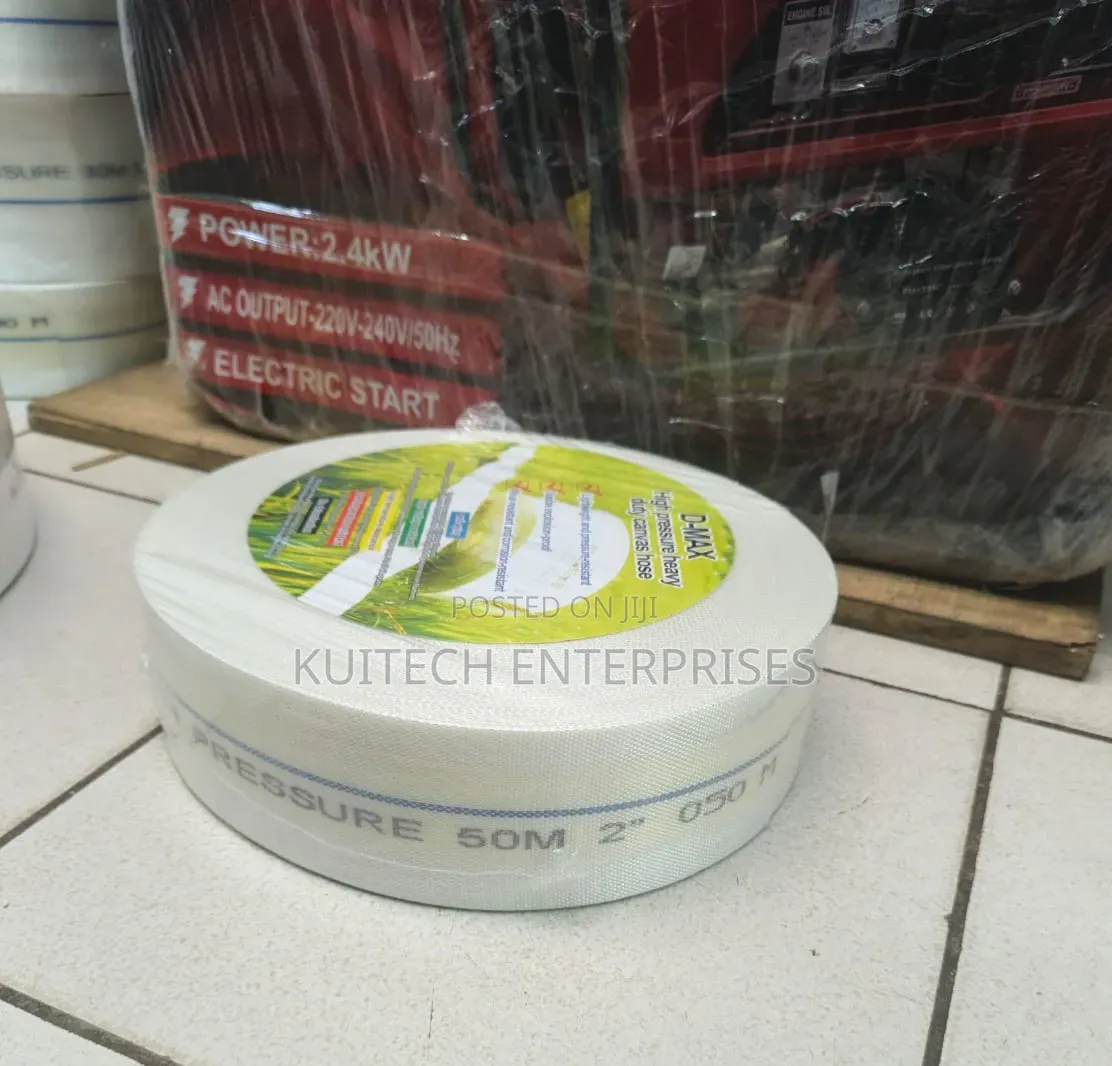 2" by 50m Canvas Pipe/ Delivery Hose Pipe