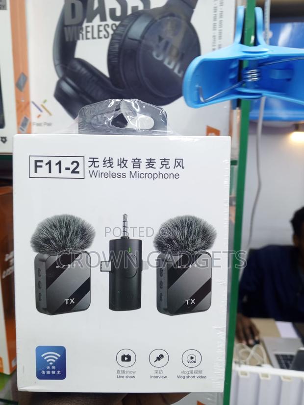 F11-2 Dual Wireless Lavalier Mic for iPhone Android Camera - thumbnail 3