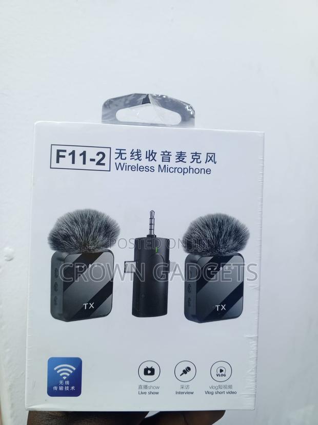 F11-2 Dual Clip-on Mic 20M Range for Vlogging Podcasts - thumbnail 2