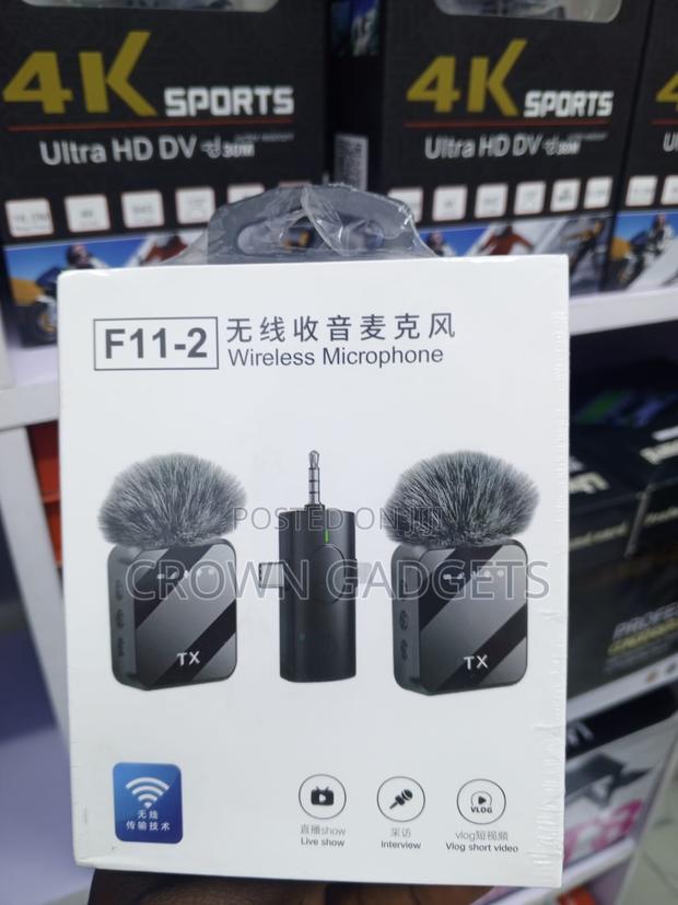 F11-2 Dual Clip-on Mic 20M Range for Vlogging Podcasts - thumbnail 3
