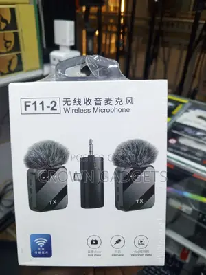 F11-2 Professional Wireless Lavalier Mic With 3-in-1 Receiver