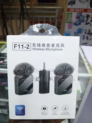 F11-2 Professional Wireless Lavalier Mic With 3-in-1 Receiver