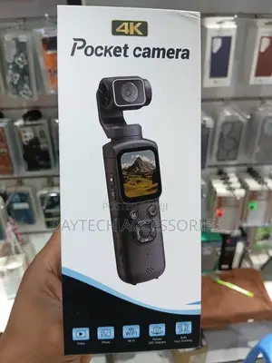 VETEK Vlogging Pocket Digital Camera With 330° Rotating Lens.