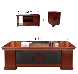 Office Desk; 1.8 M L Shape Directors Office Desk