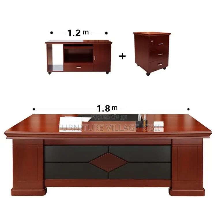 Office Desk; 1.8 M L Shape Directors Office Desk